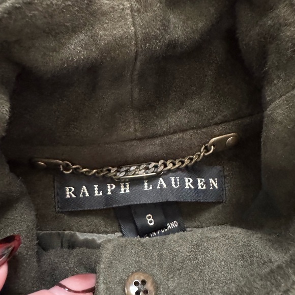 Ralph lauren black label green military style suede balzer - Picture 3 of 4